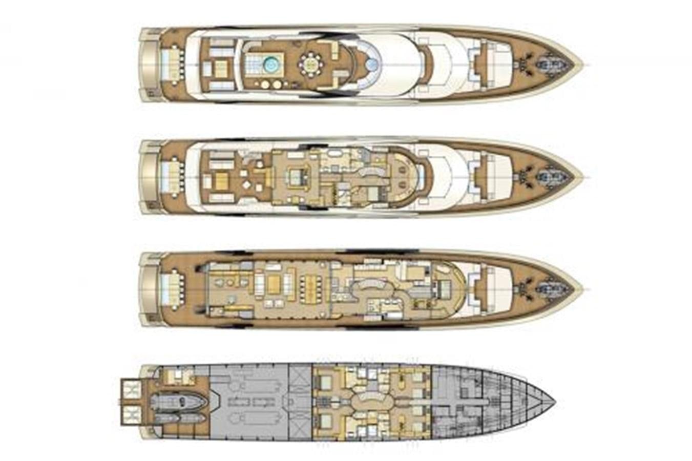a couple of metal rectangular objects aboard LA PELLEGRINA 1 Yacht for Sale