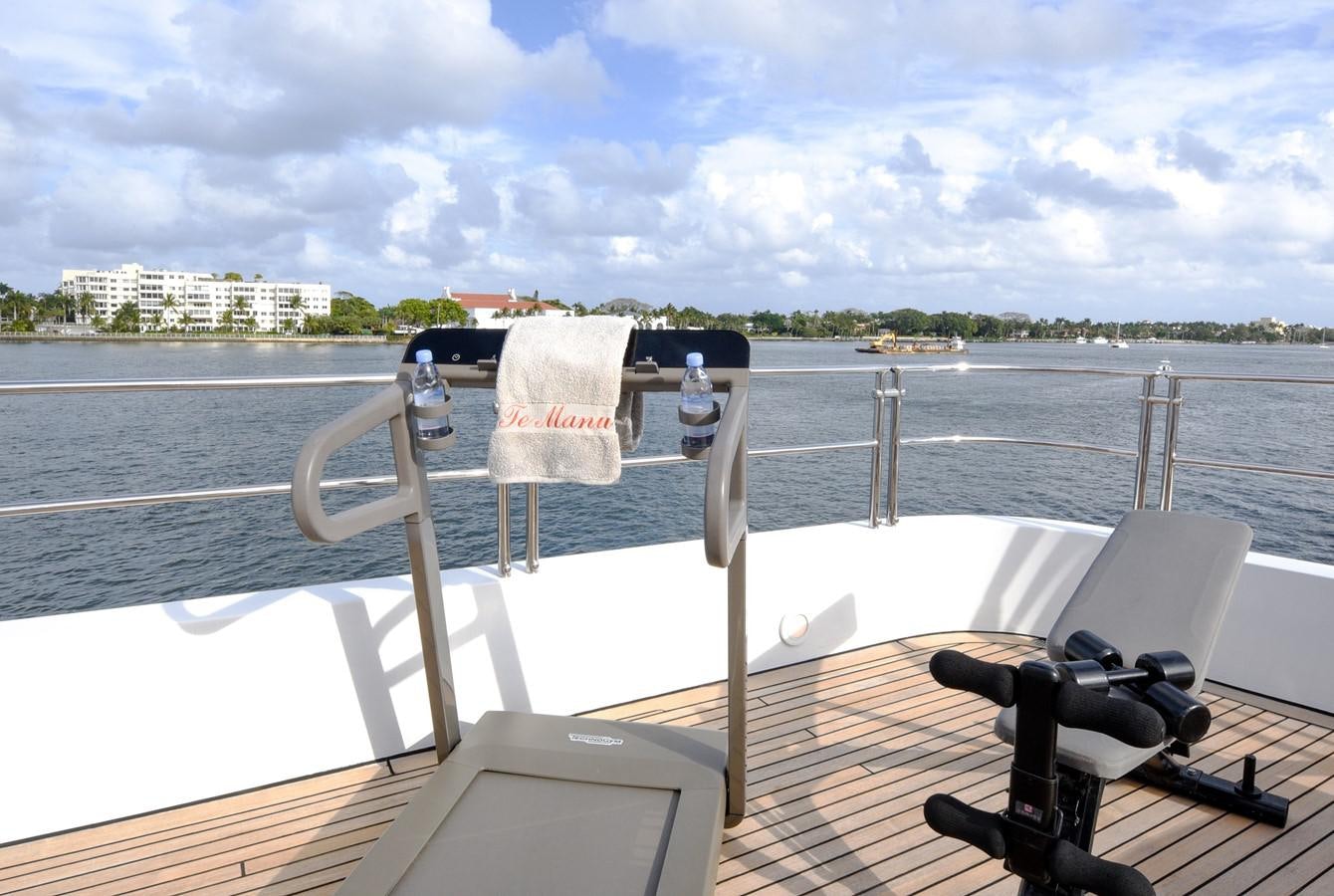 a boat on the water aboard TE MANU Yacht for Sale