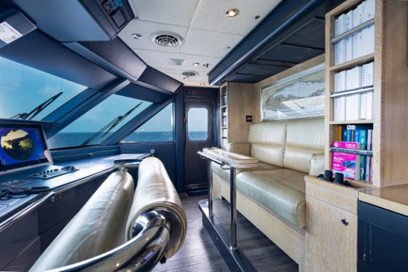 inside of a vehicle aboard VIBRANCE Yacht for Sale