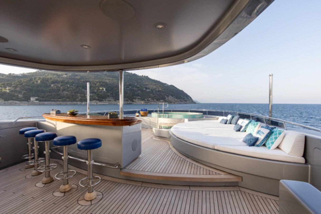 a boat on the water aboard VIBRANCE Yacht for Sale
