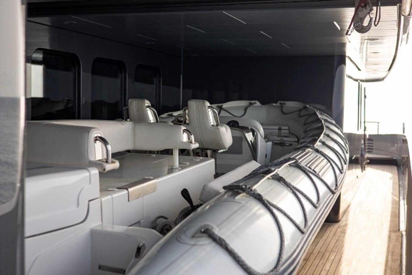 inside of a vehicle aboard VIBRANCE Yacht for Sale
