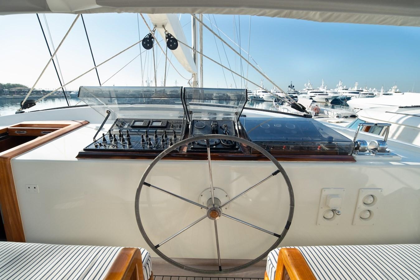 the cockpit of a plane aboard BELLE BRISE Yacht for Sale