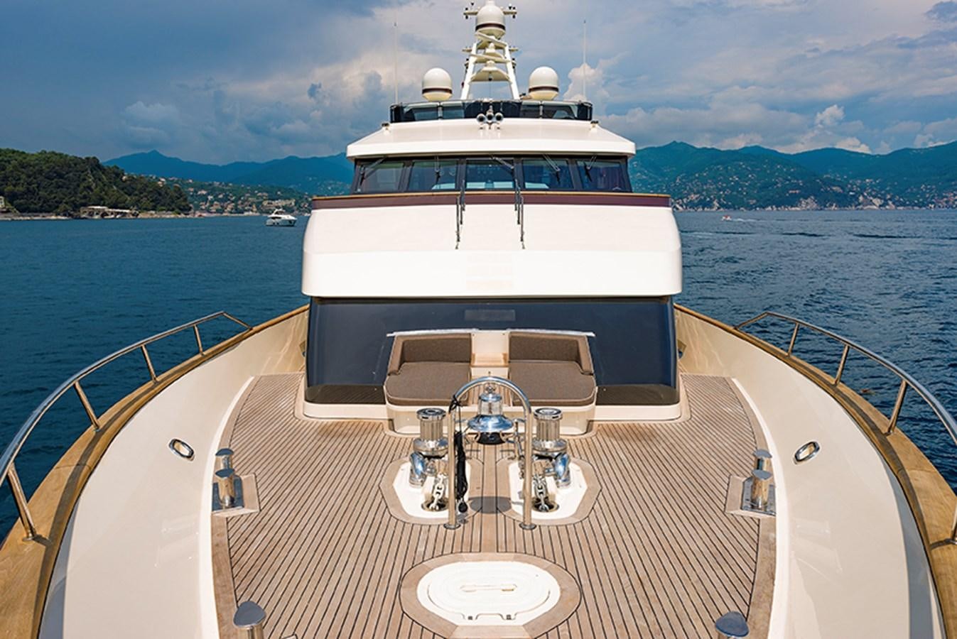 a cruise ship on the water aboard CLOUD ATLAS Yacht for Charter