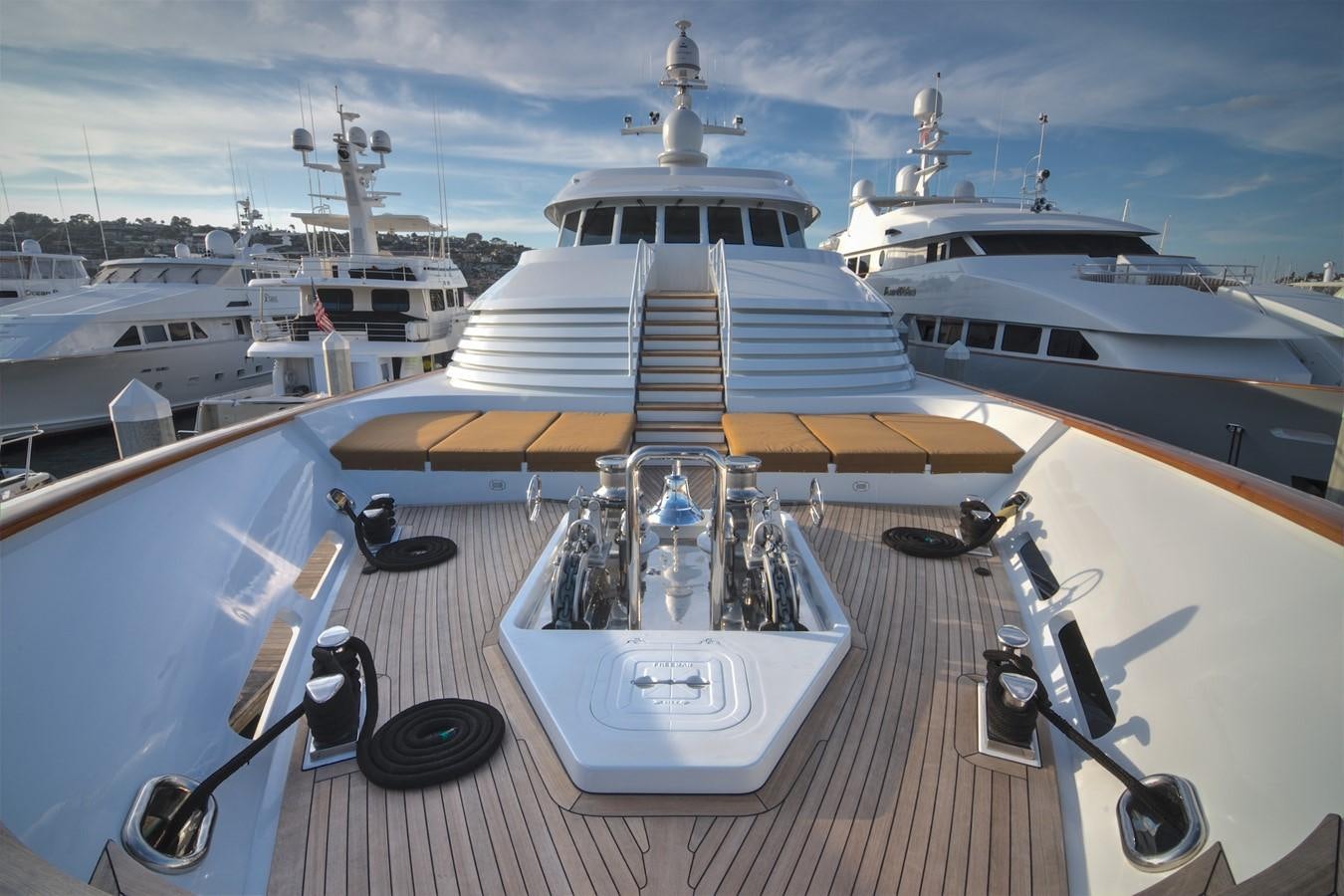 a boat on the water aboard SCORPIO Yacht for Sale