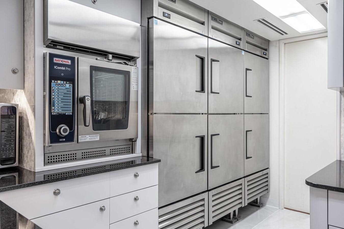 a microwave oven and microwave aboard SCORPIO Yacht for Sale