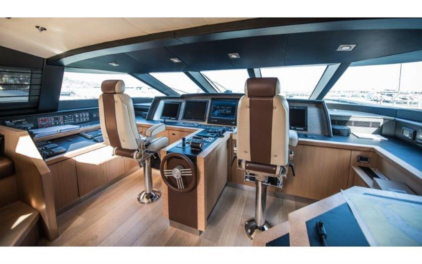 a vehicle with a seat and a seat belt aboard NORMA JEAN Yacht for Sale