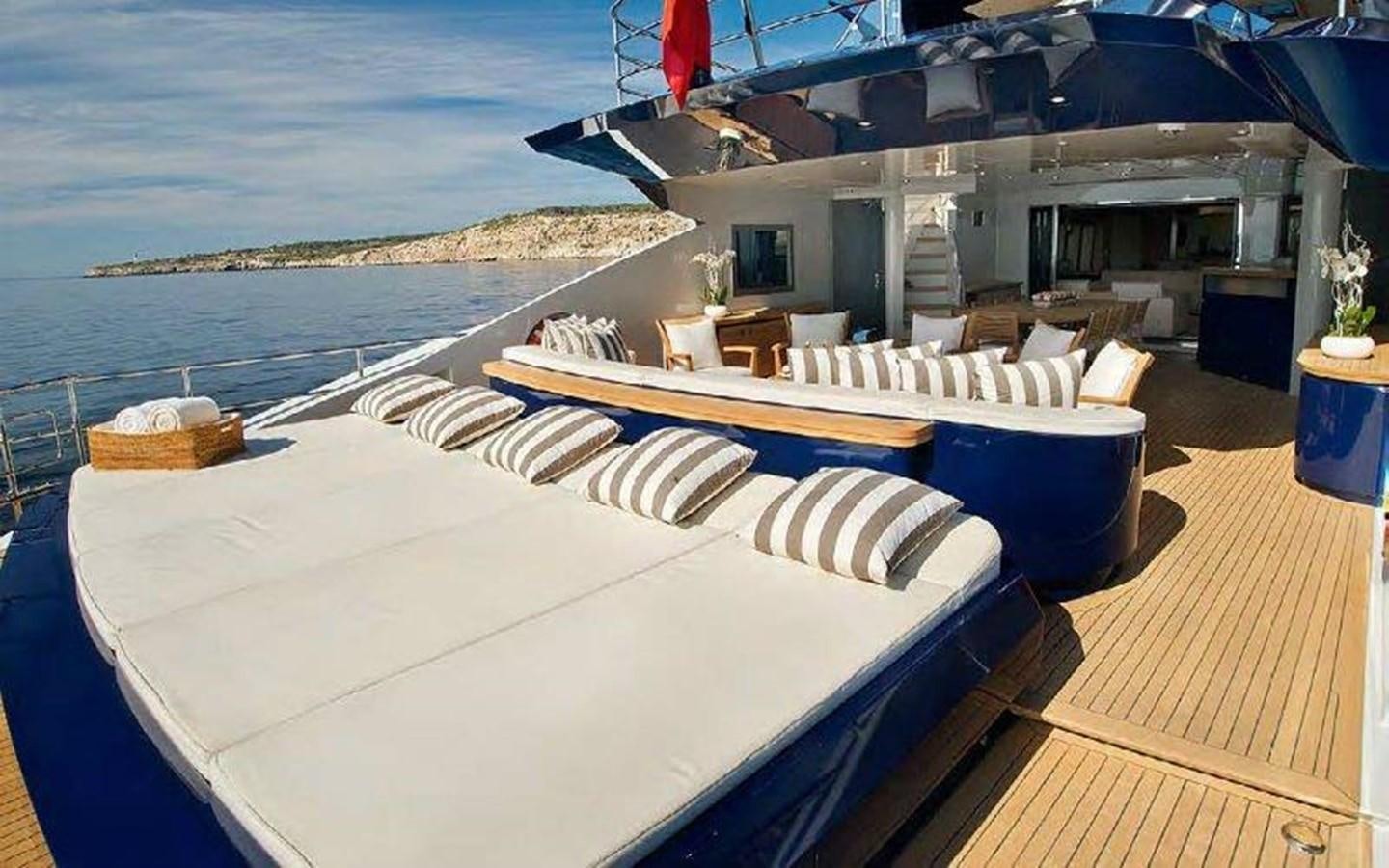 a boat on the water aboard NORMA JEAN Yacht for Sale
