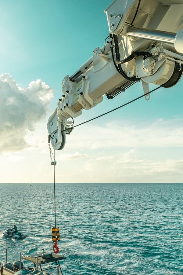 a boat in the water aboard BAD COMPANY SUPPORT Yacht for Sale