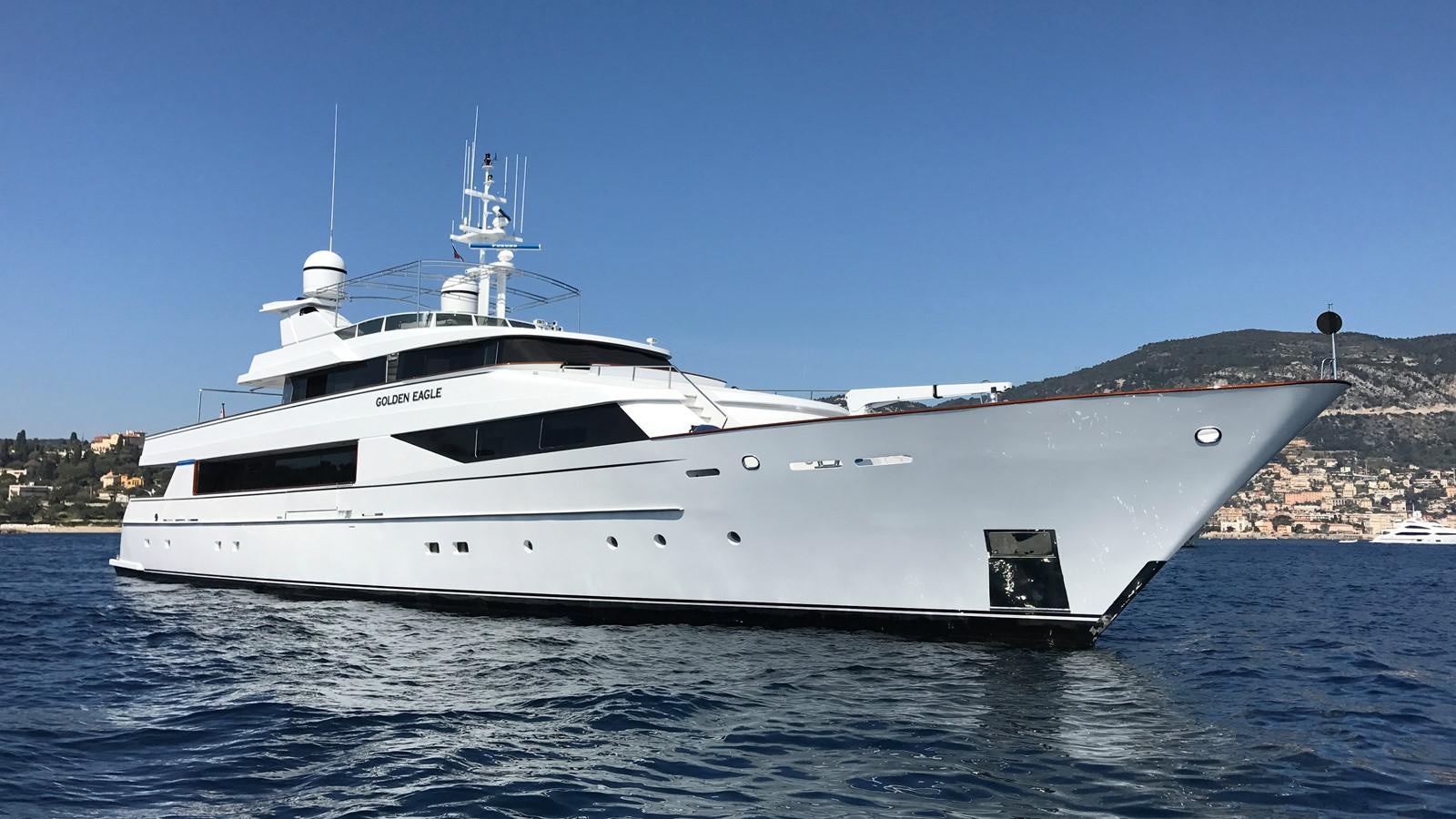 a large white ship aboard NATALIA V Yacht for Sale