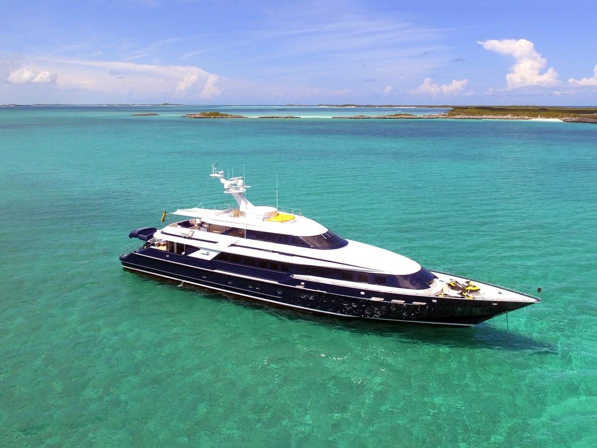 a boat in the water aboard OCTOPUSSY Yacht for Sale