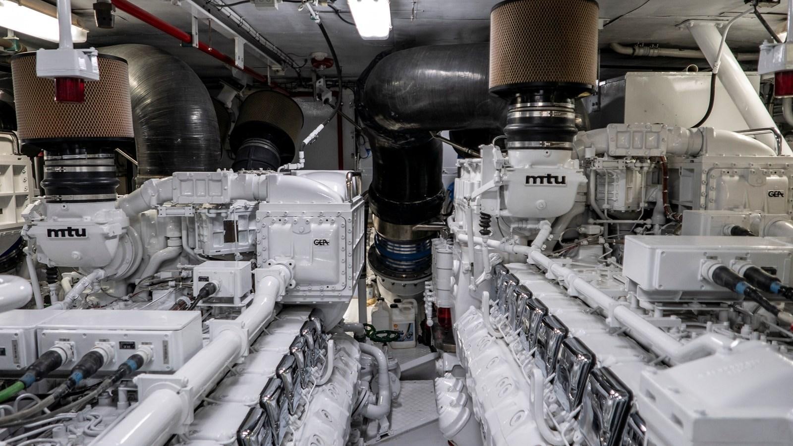 a close-up of a machine aboard OCTOPUSSY Yacht for Sale