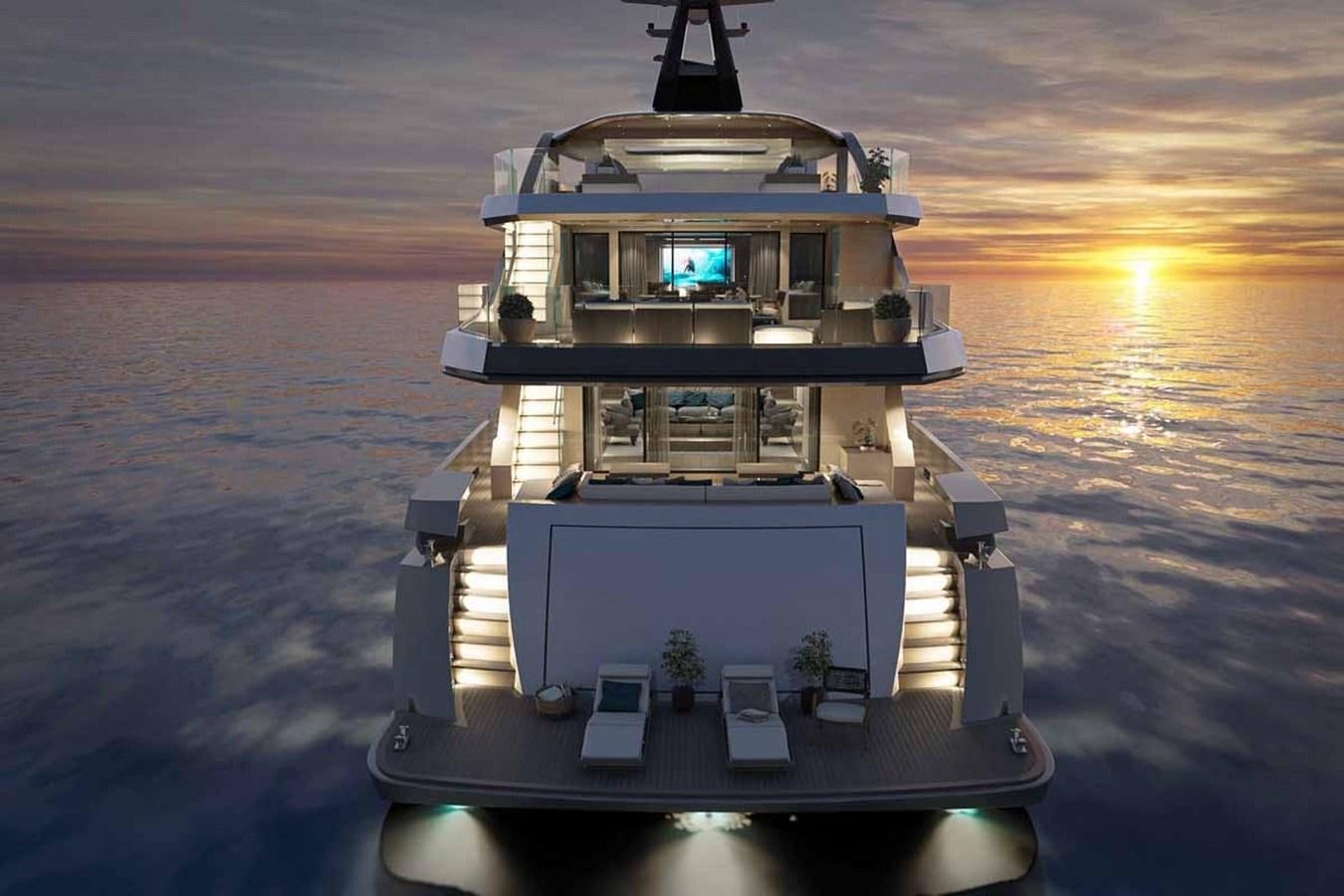 a space ship in the water aboard HALARA (NAME RESERVED) Yacht for Sale