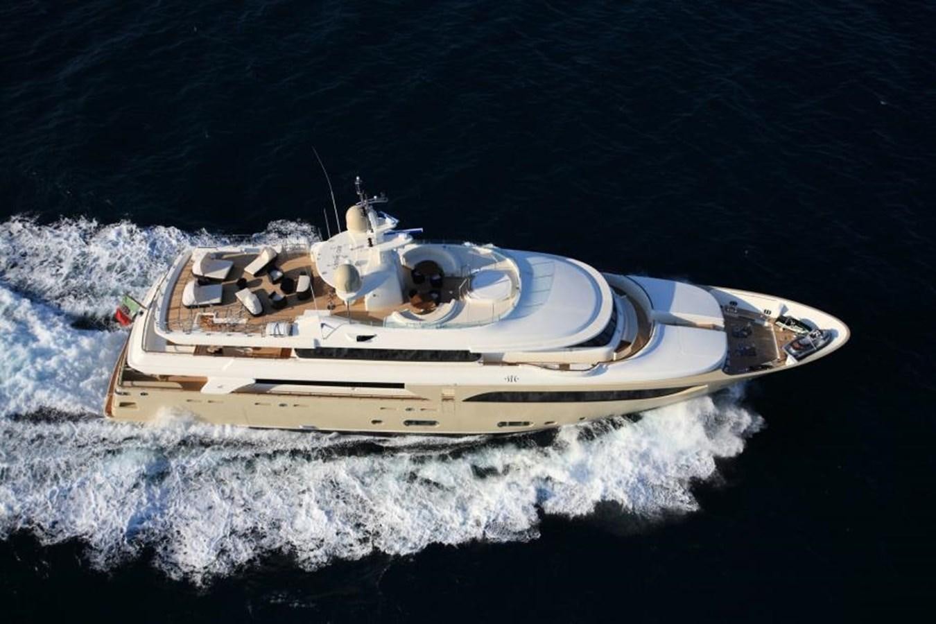 a space ship in the water aboard BEHIKE Yacht for Sale