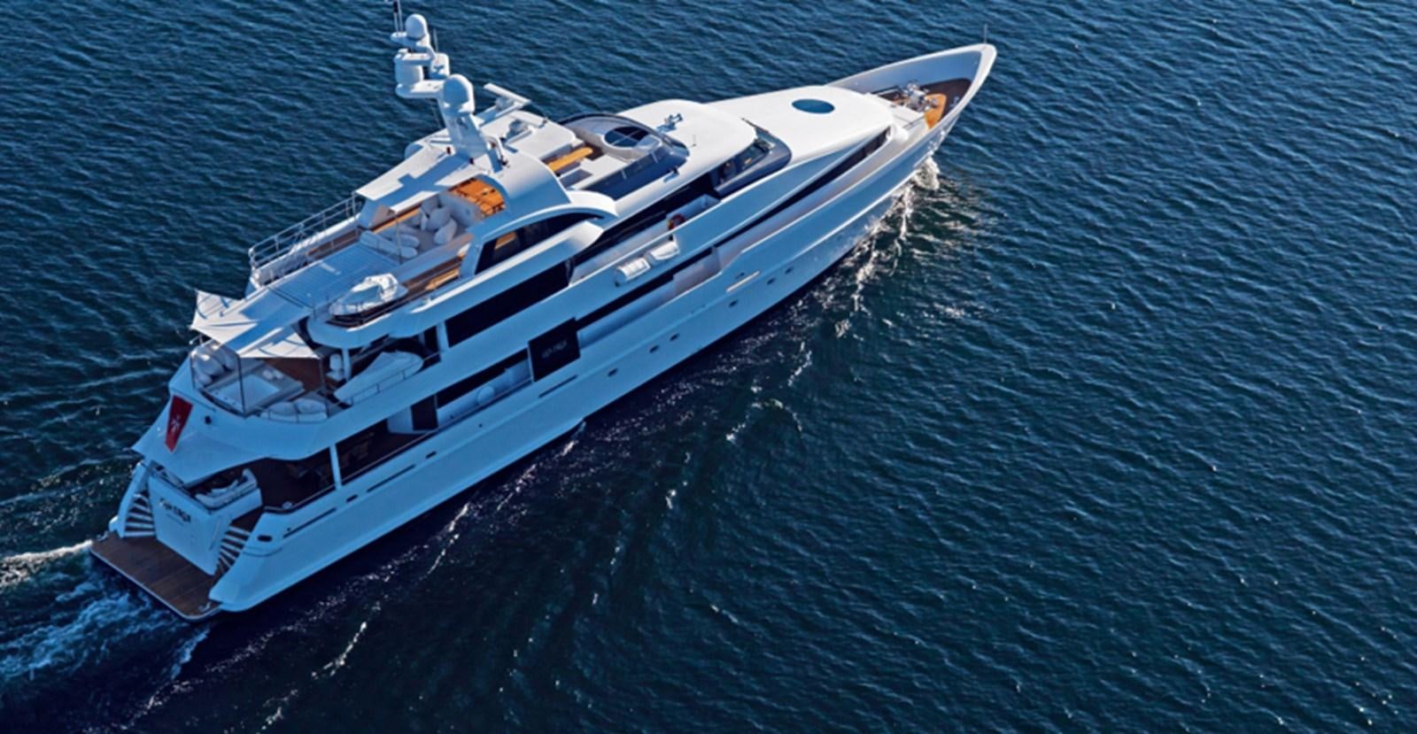 a ship in the water aboard LIFE SAGA Yacht for Sale