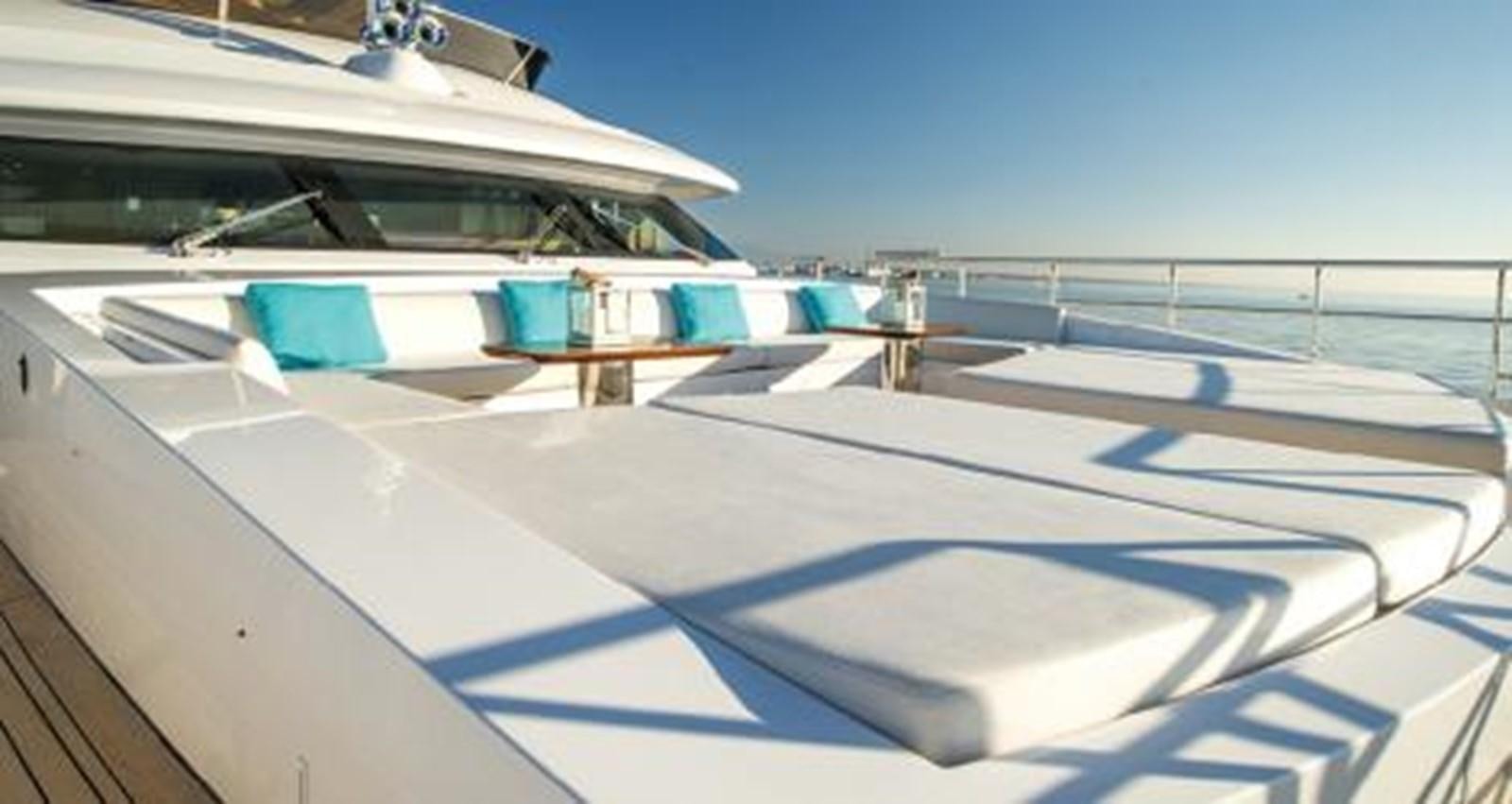 a deck of a boat aboard NELA Yacht for Sale