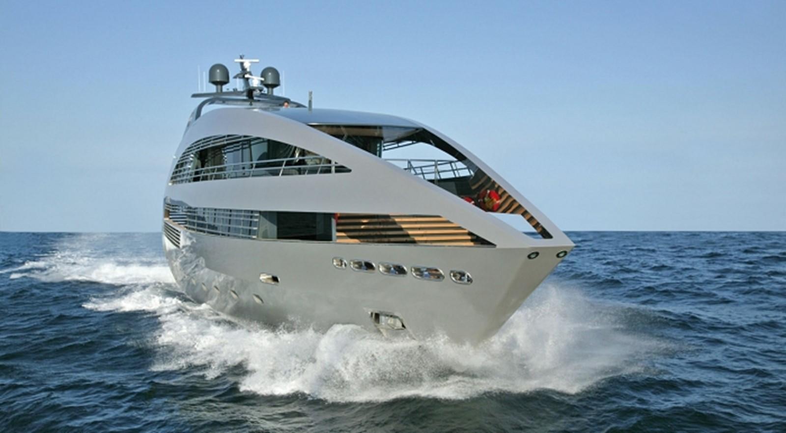 a boat on the water aboard OCEAN SAPPHIRE Yacht for Sale