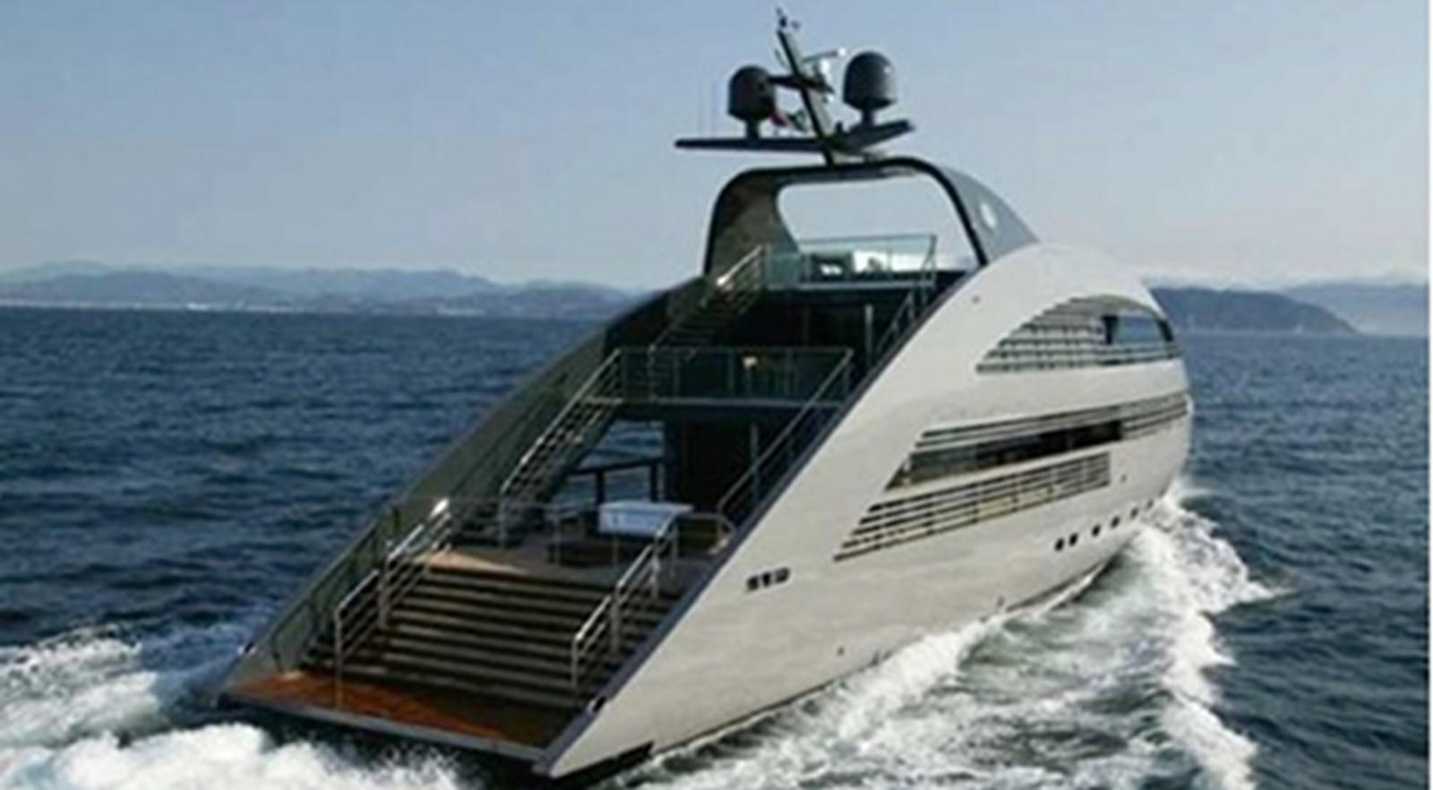 a boat on the water aboard OCEAN SAPPHIRE Yacht for Sale