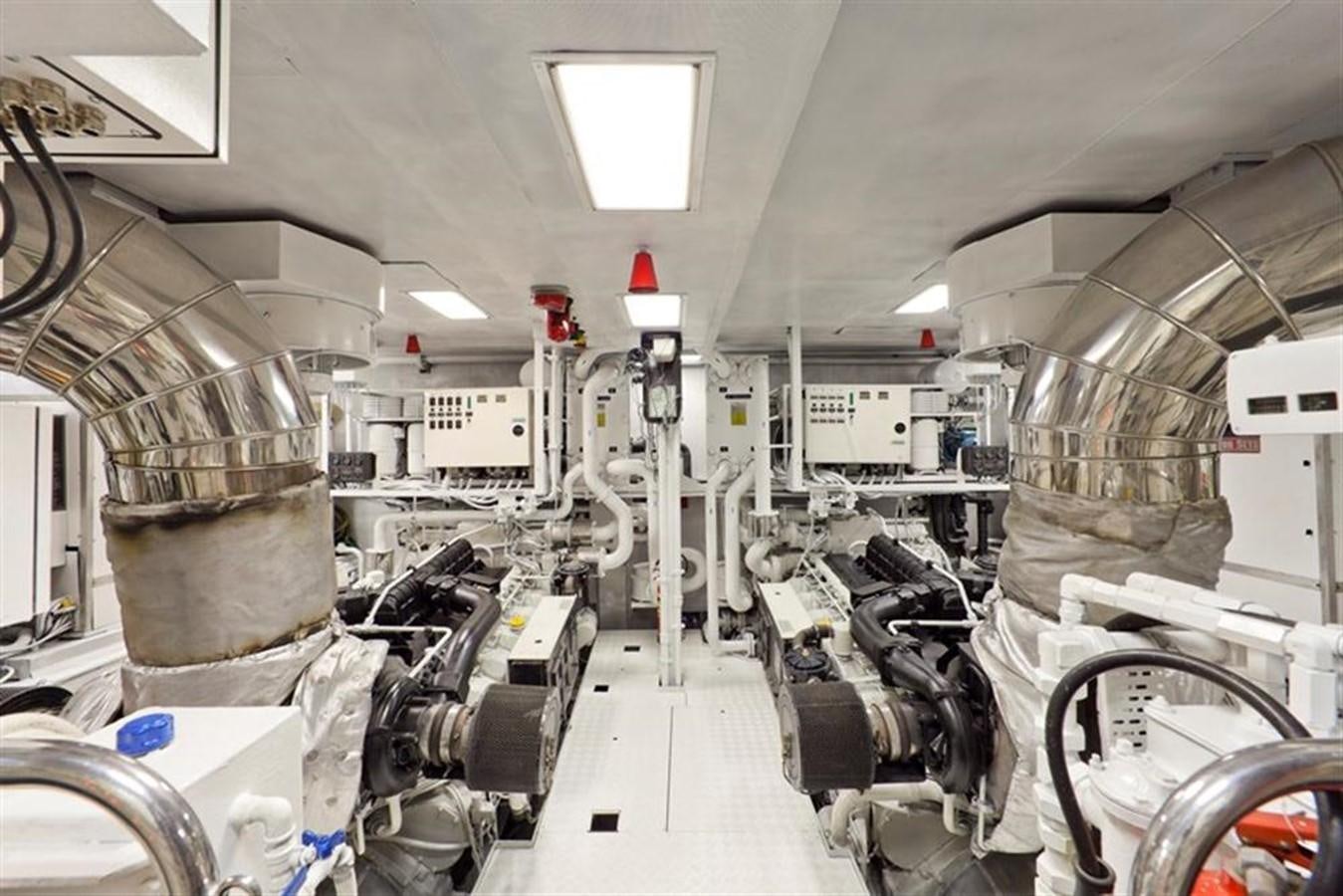 a room with machinery aboard SOPHIE BLUE Yacht for Sale