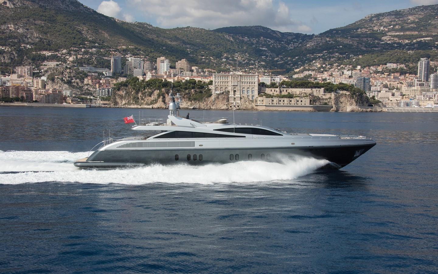 a boat on the water aboard FLYING DAGGER Yacht for Sale