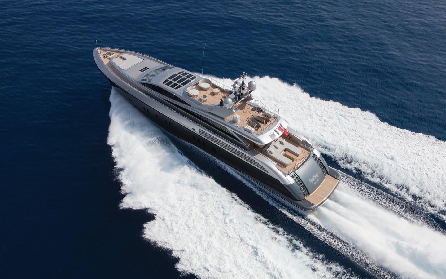 a ship on the water aboard FLYING DAGGER Yacht for Sale