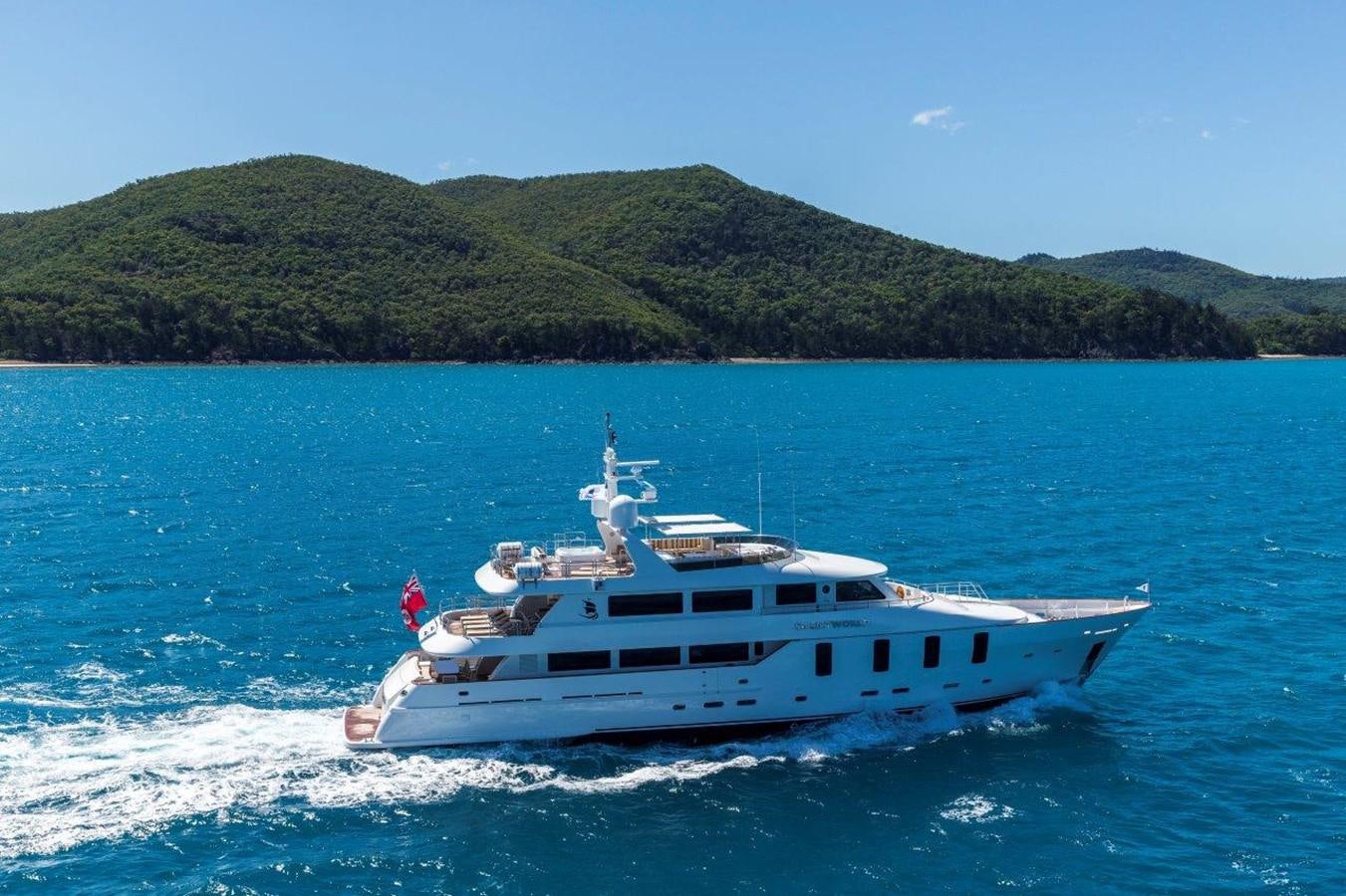 a boat on the water aboard SILENTWORLD Yacht for Sale