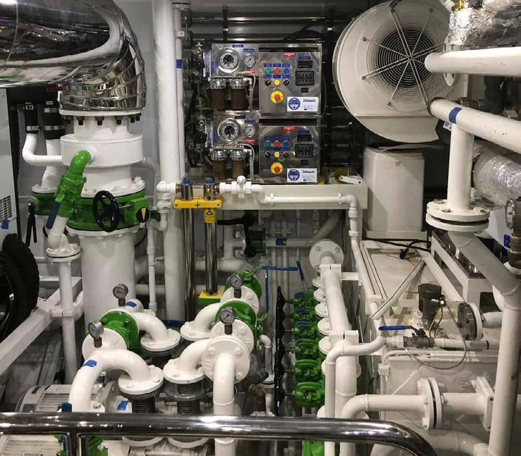 a factory with machinery aboard NORTH STAR Yacht for Sale