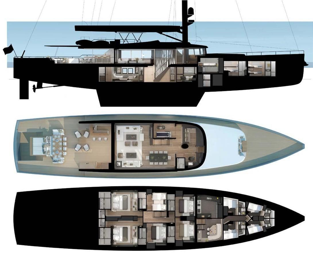 a black and white electronic device aboard NORTH STAR Yacht for Sale