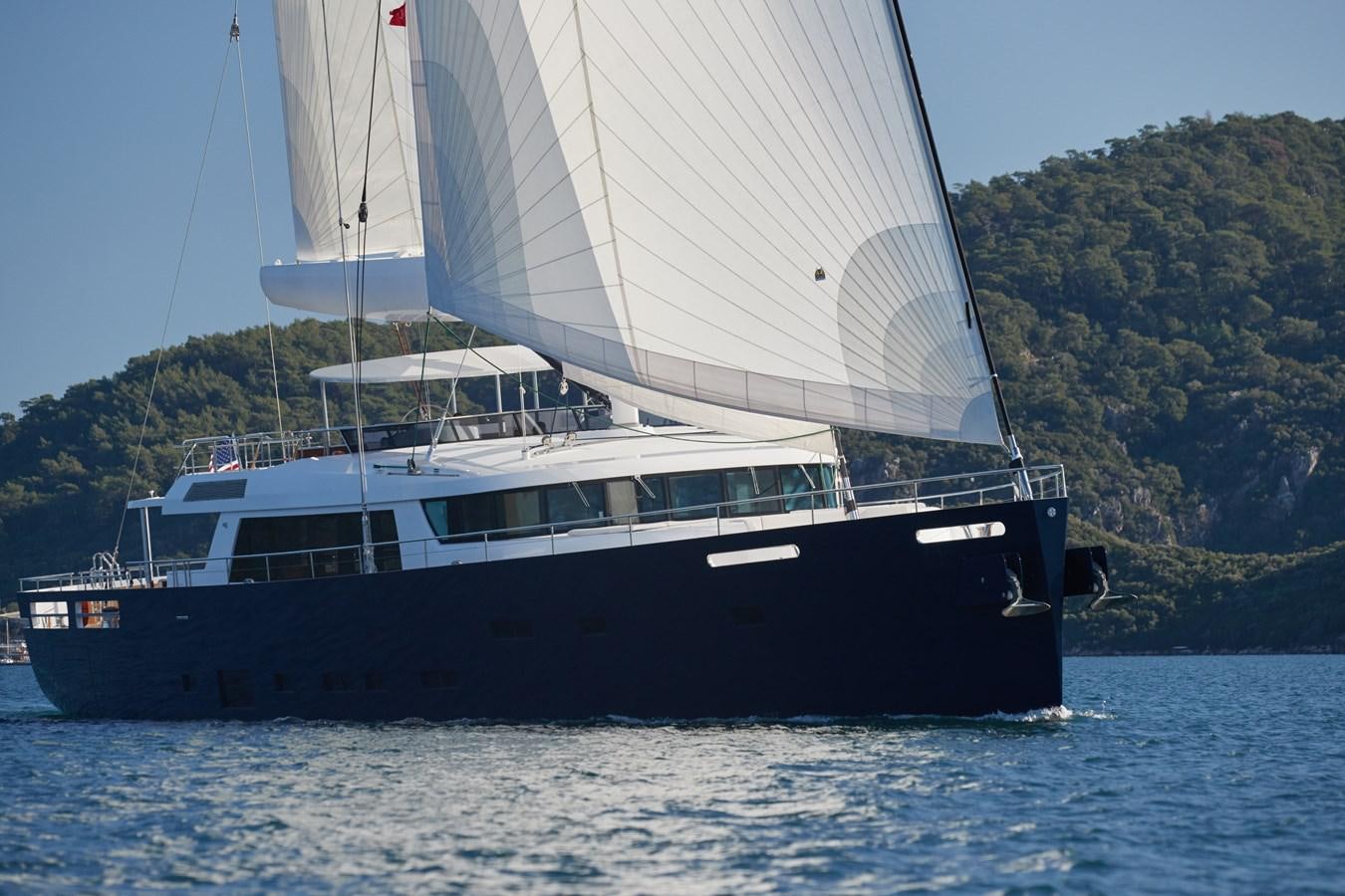a boat on the water aboard NORTH STAR Yacht for Sale