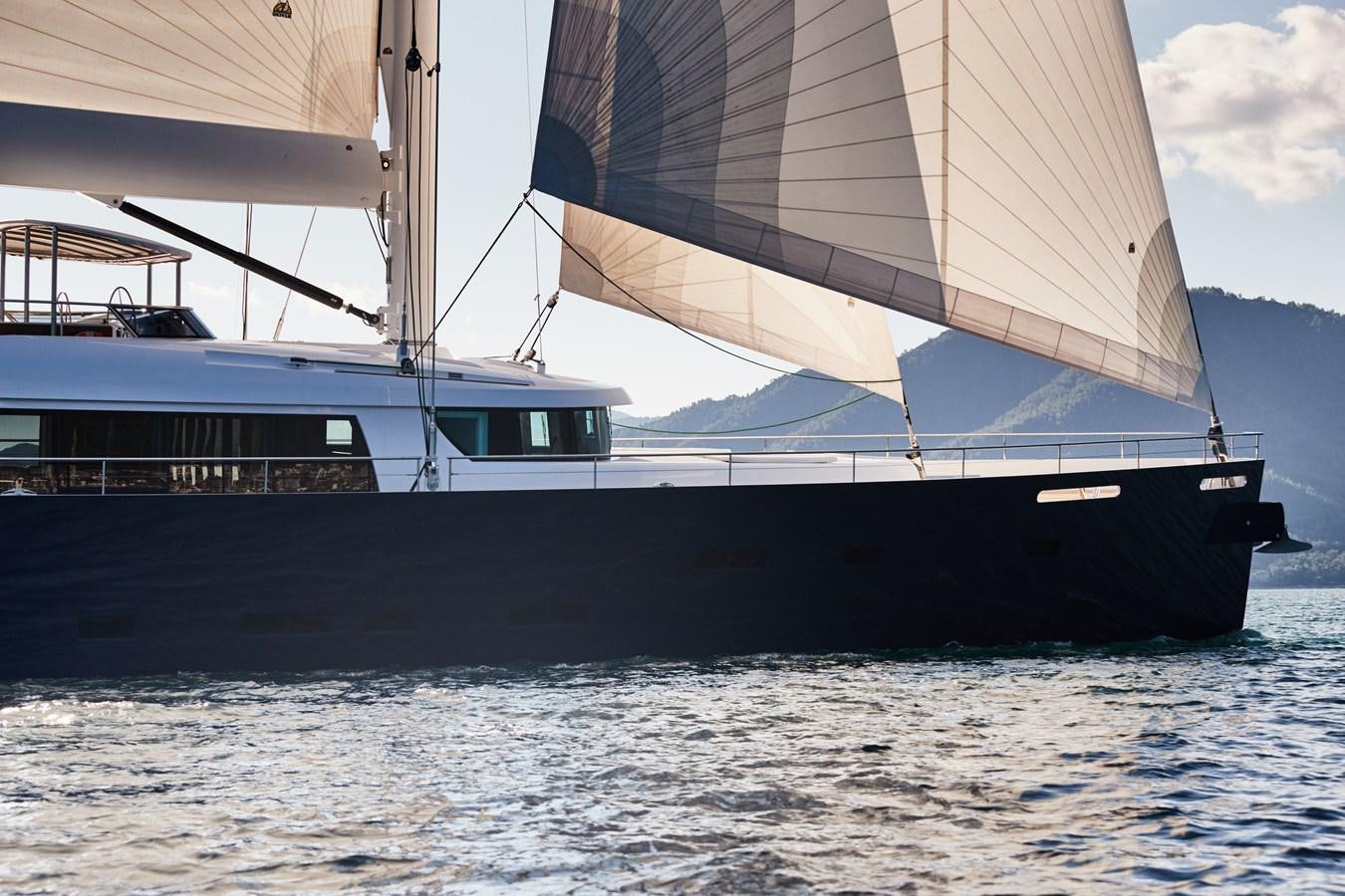 a boat on the water aboard NORTH STAR Yacht for Sale