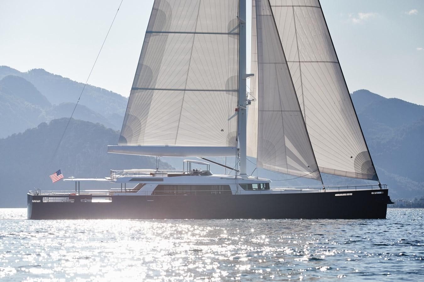 a boat on the water aboard NORTH STAR Yacht for Sale