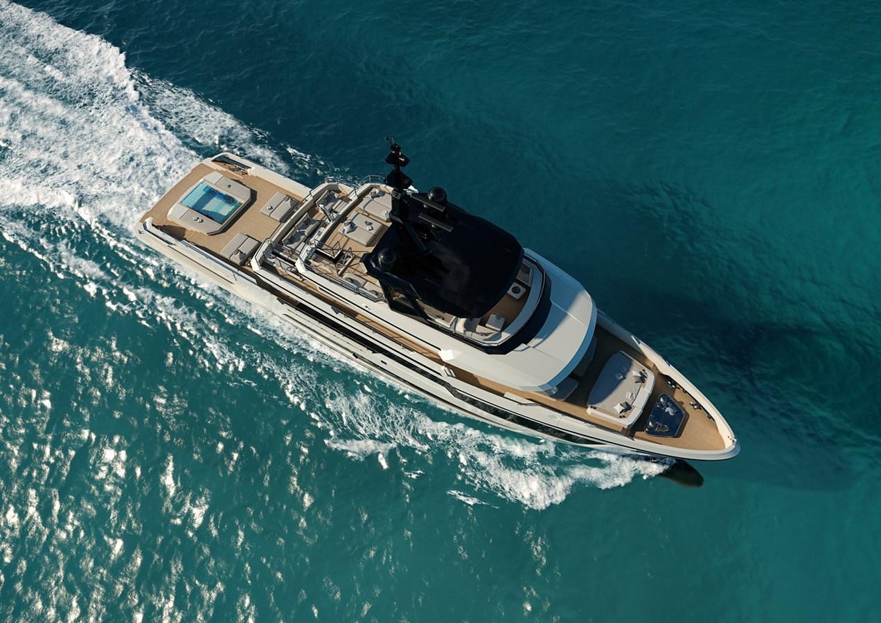 a boat in the water aboard CROSSOVER Yacht for Sale