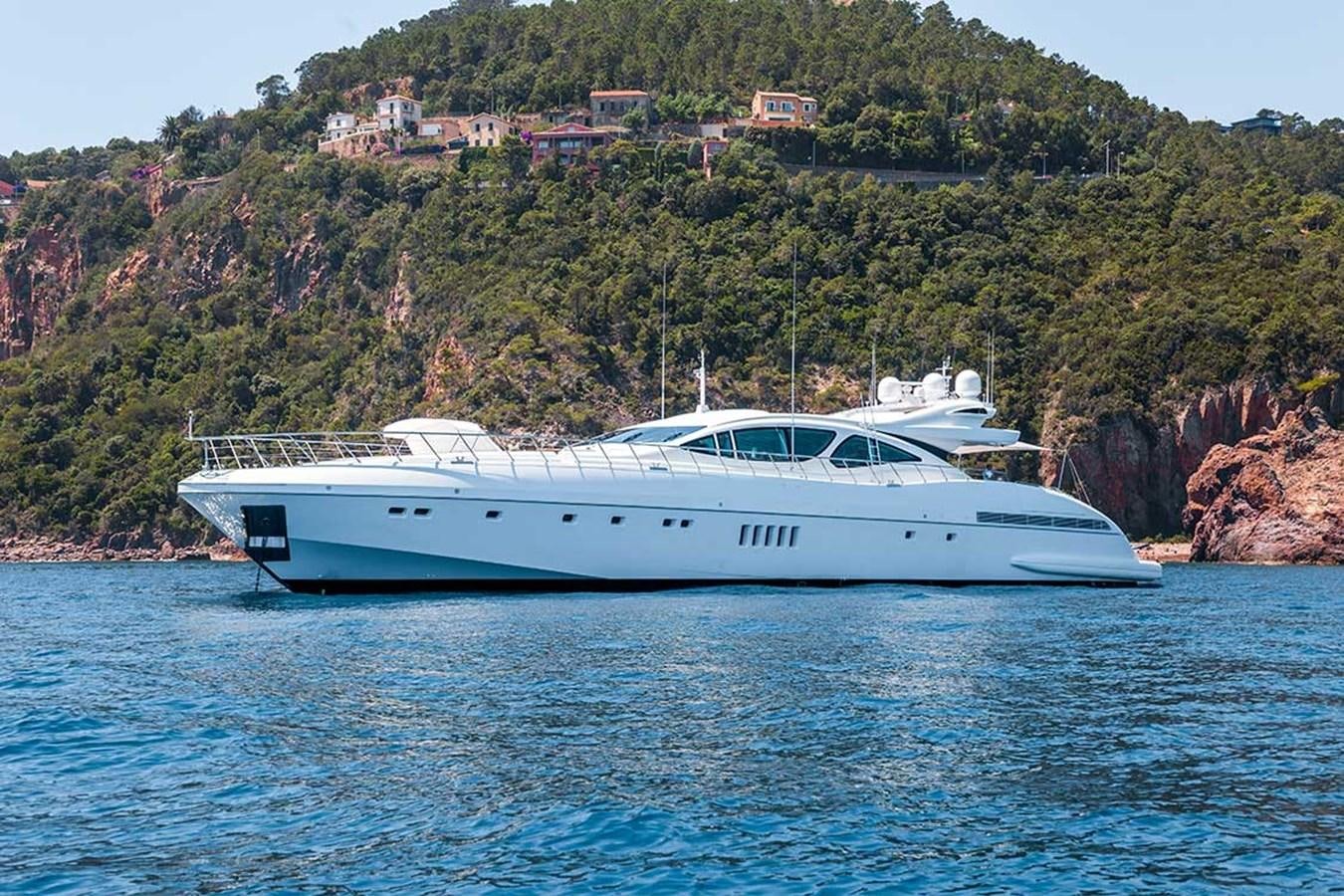 a boat on the water aboard BEACHOUSE Yacht for Sale