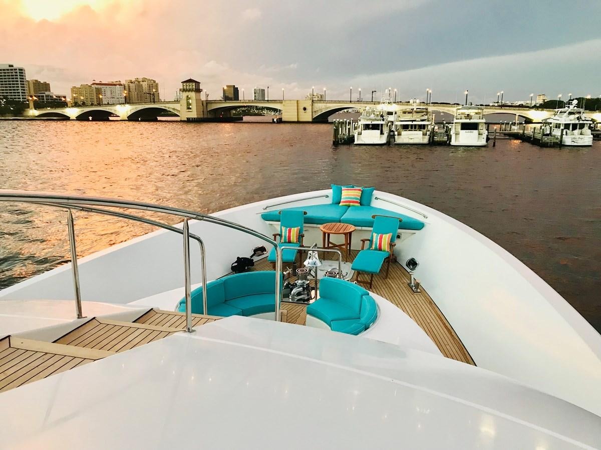 a boat on the water aboard RELENTLESS Yacht for Sale