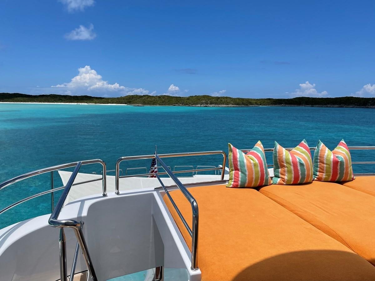 a boat on the water aboard RELENTLESS Yacht for Sale