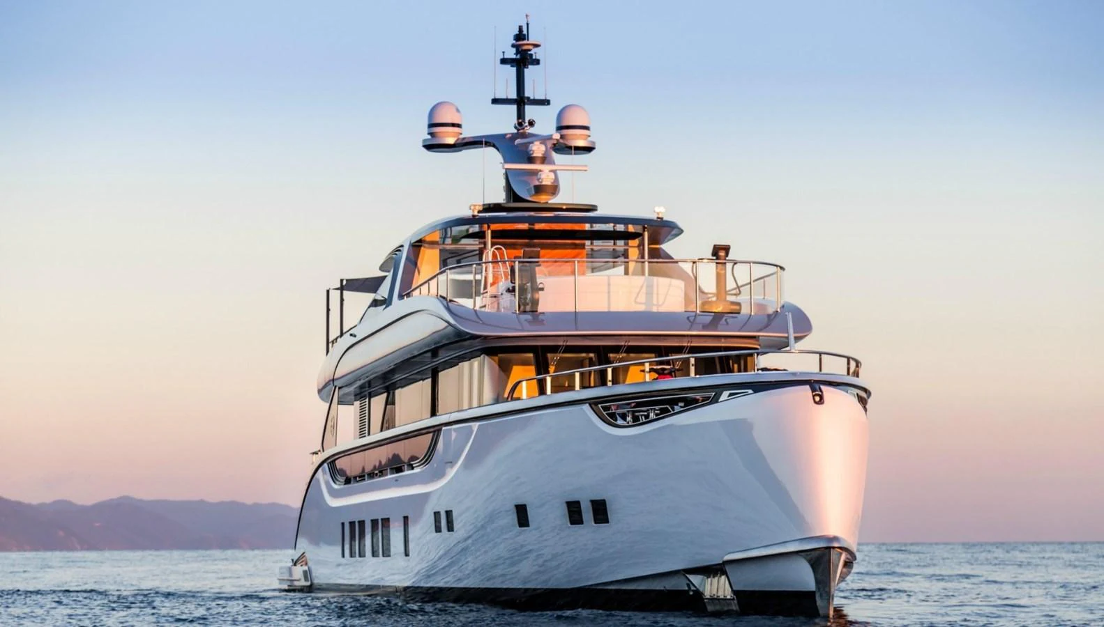 a large boat in the water aboard SPRING Yacht for Sale