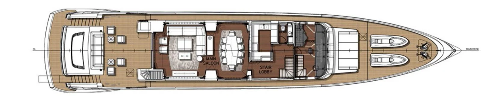 diagram aboard SPRING Yacht for Sale