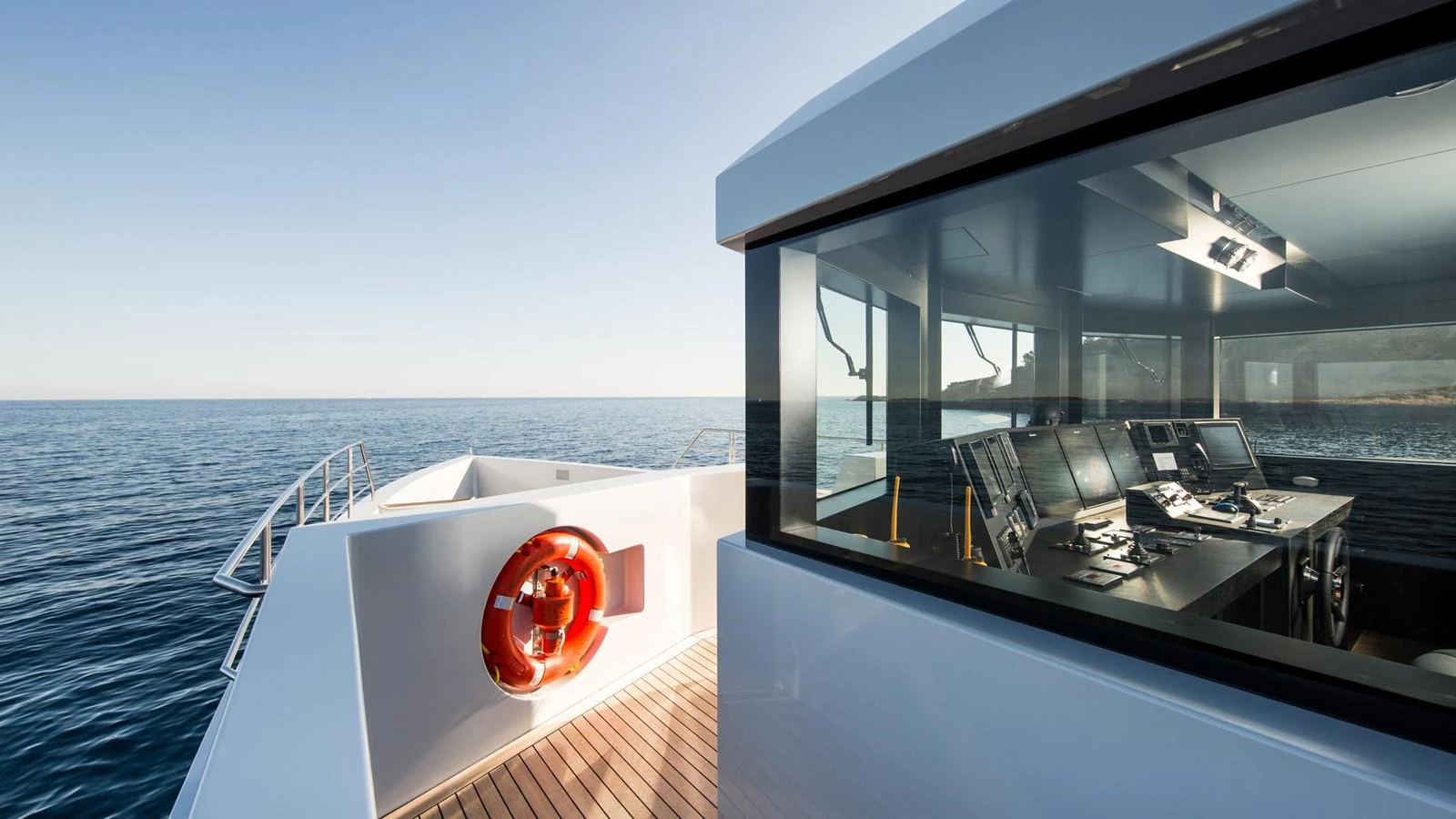 a boat on the water aboard S7 Yacht for Sale