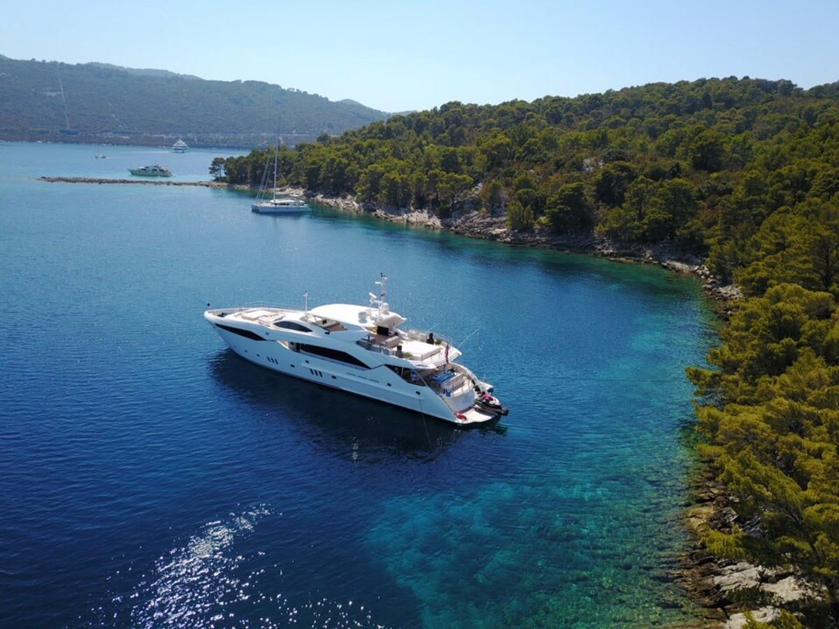 a boat on the water aboard REGULUS Yacht for Sale