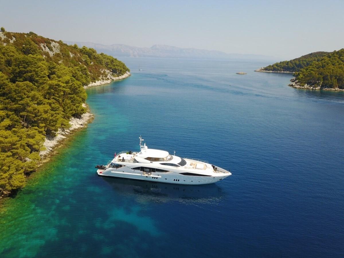 a boat in the water aboard REGULUS Yacht for Sale