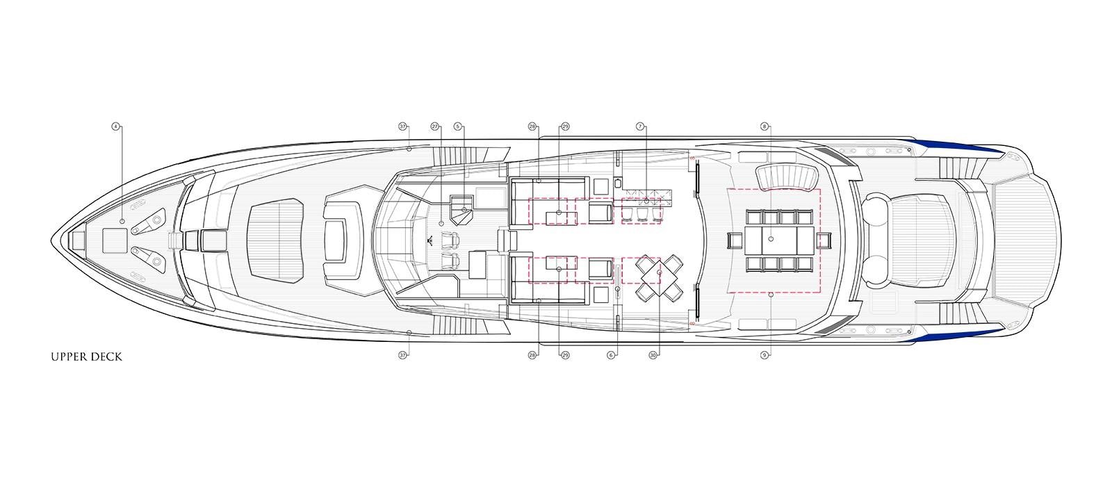 diagram, engineering drawing aboard J & LI Yacht for Sale