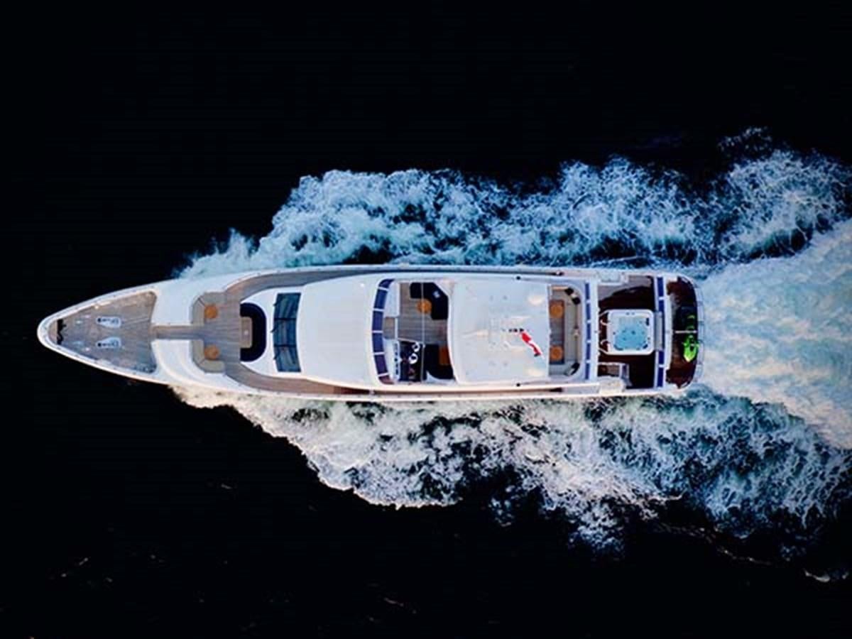 a space shuttle on a snowy mountain aboard AL WASMY I Yacht for Sale