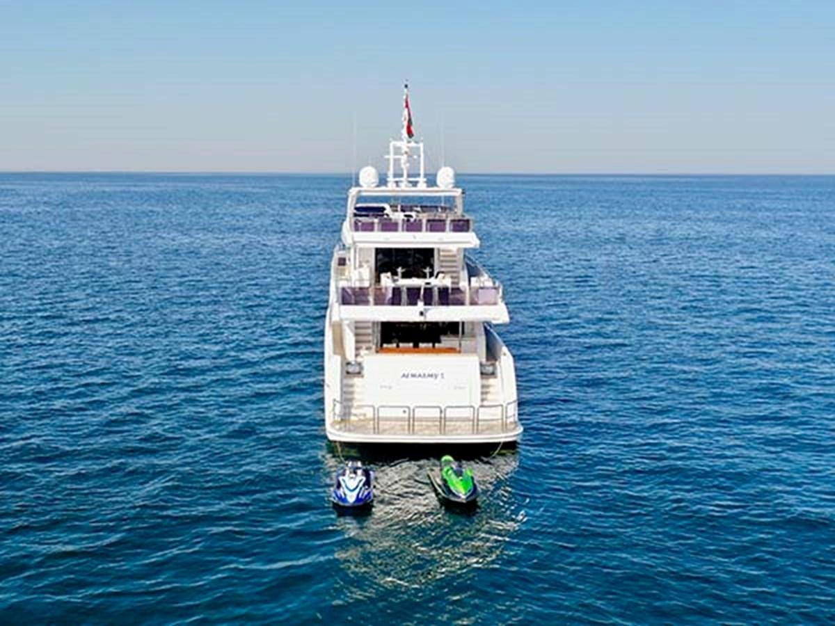 a boat in the water aboard AL WASMY I Yacht for Sale