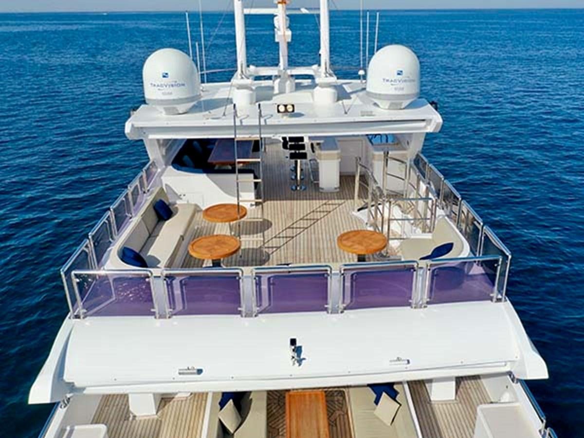 a boat on the water aboard AL WASMY I Yacht for Sale