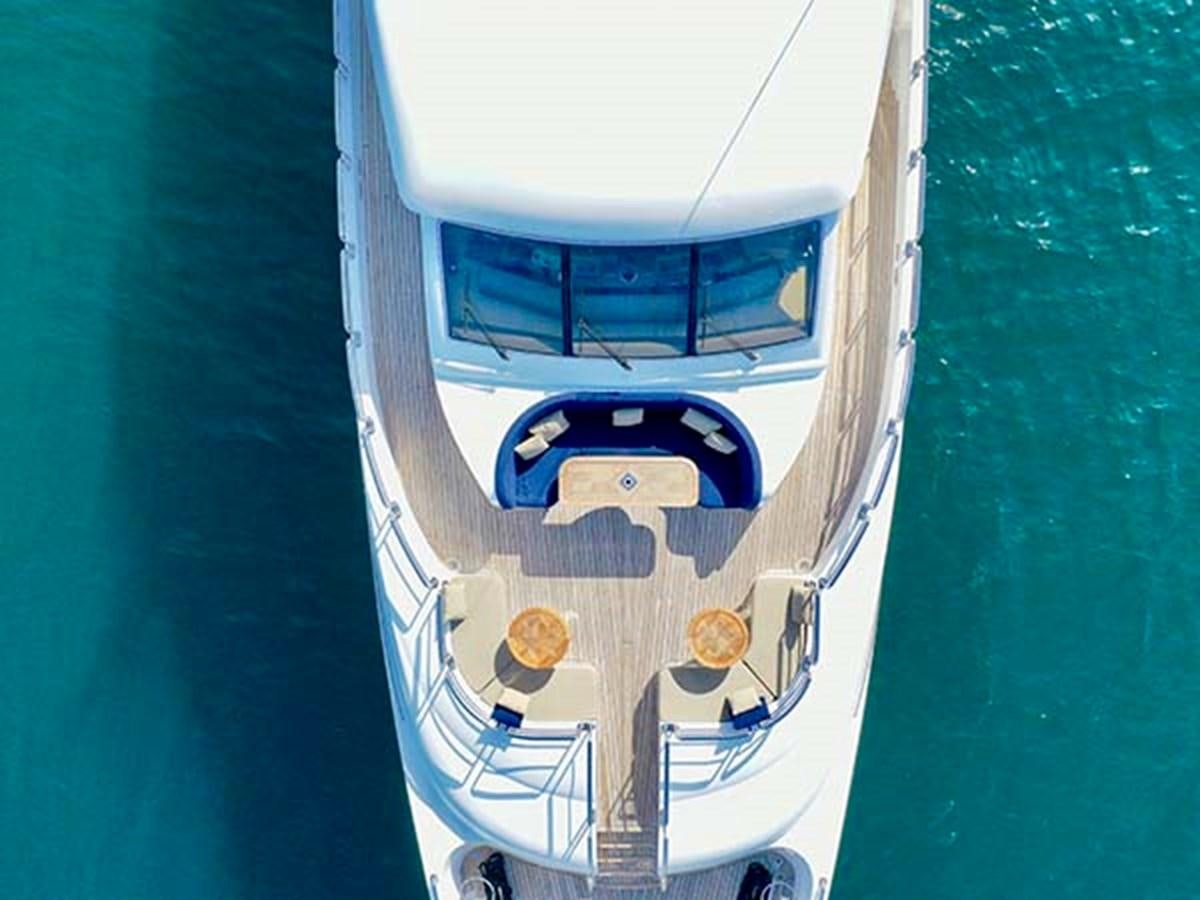 a space ship in the water aboard AL WASMY I Yacht for Sale