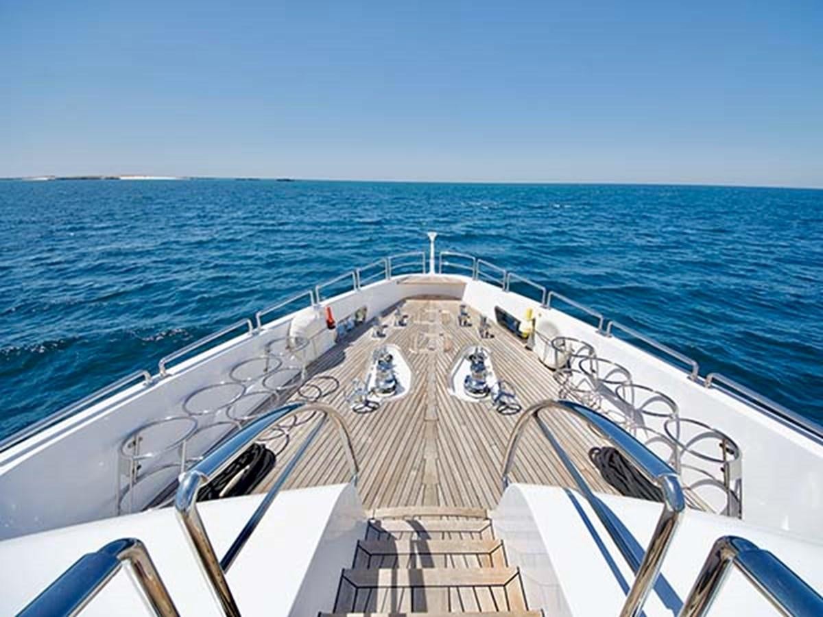 a boat on the water aboard AL WASMY I Yacht for Sale