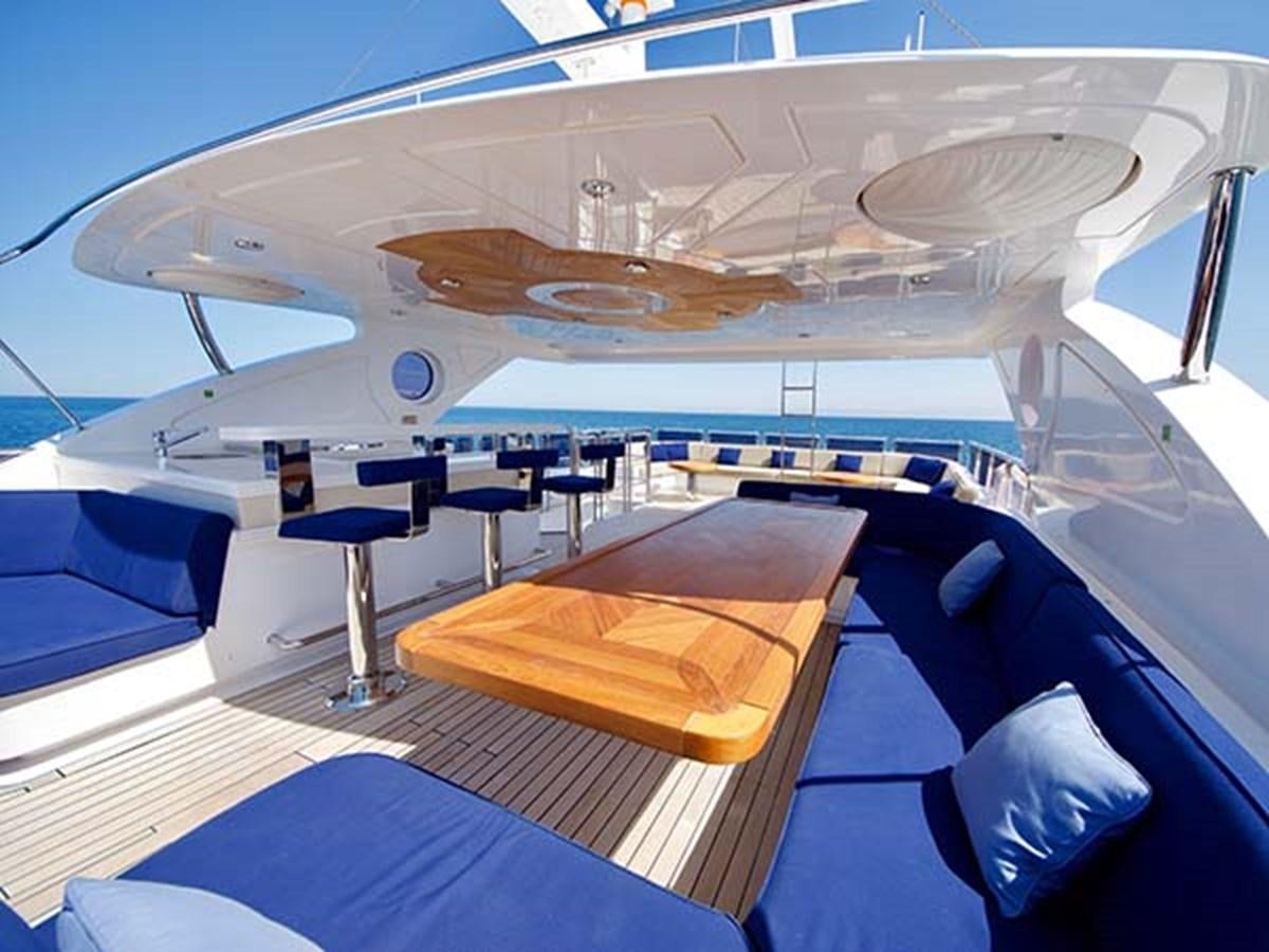 inside of an airplane aboard AL WASMY I Yacht for Sale