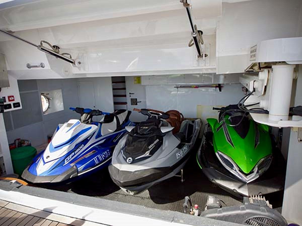 a room with a couple of bags aboard AL WASMY I Yacht for Sale