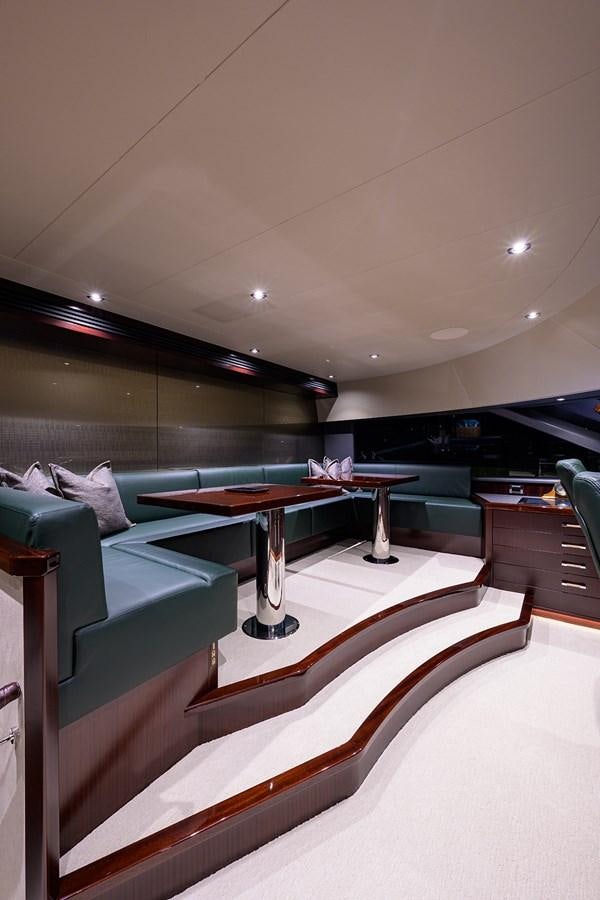 a room with a pool table aboard MARSHA KAY Yacht for Sale
