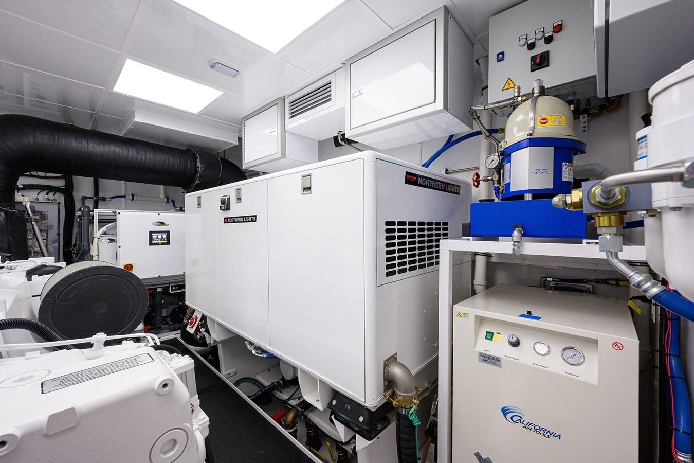 a room with machinery and equipment aboard MARSHA KAY Yacht for Sale