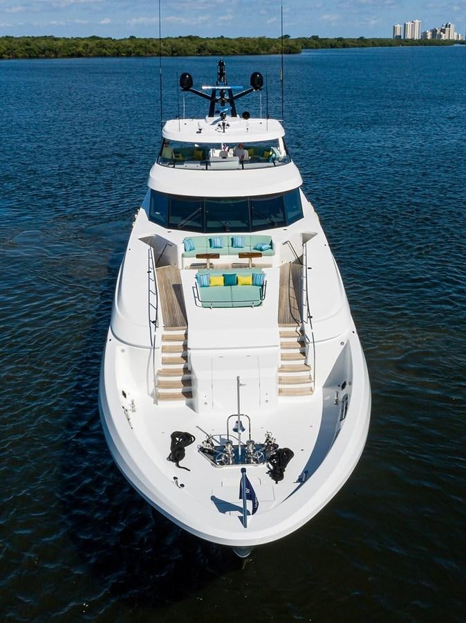 a white boat in the water aboard MARSHA KAY Yacht for Sale